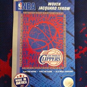 Los Angeles Clippers NBA Woven Jacquard Blanket